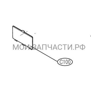 3550EL2006A Крышка пластиковая стиральной машины LG WD-10160SU
