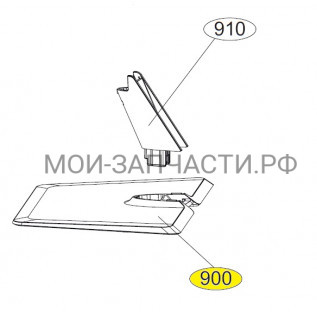 AAN74031804 Основание подставки монитора LG M2732D-PZ