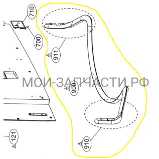 AAN74849002 Основание подставки телевизора LG 65UC970V