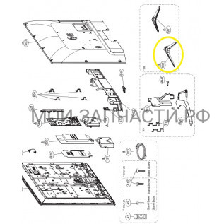 AAN75669714 Основание подставки телевизора LG 43UH651V