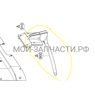 AAN76411110 Основание подставки телевизора LG 50UK6510PLB