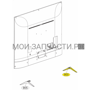 AAN76509113 Основание подставки телевизора LG 65UK6300PLB