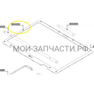 ACQ36635001 Крышка пластиковая ноутбука LG A1-5P55R