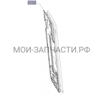 ACQ86750901 Крышка пластиковая смартфона LGD802