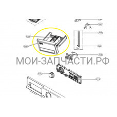 Панель стиральной машины LG белая