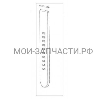 AJE73029201 Ремешок с застежкой, черный  LGW110 G Watch R