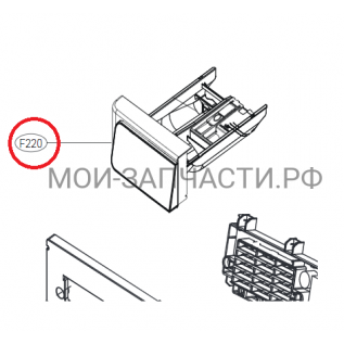 AGL74652536 Лоток стиральной машины LG F2H6HS0E